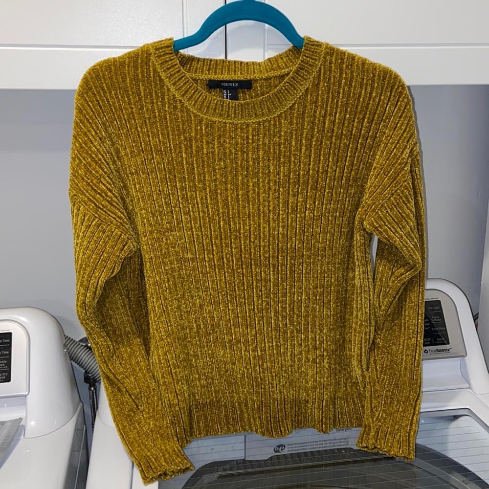Gold Chenille Sweater